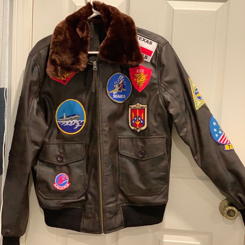 Top Gun “Maverick” Brown Bomber Jacket